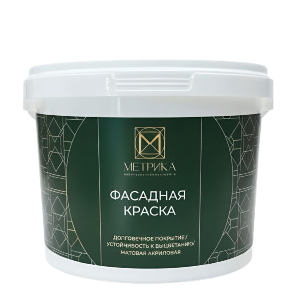 МЕТРИКА ВД краска фасадная (5 л/7кг) база А