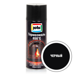 JOBI Эмаль Аэрозоль  Серебро [520мл]термостойкая +650С